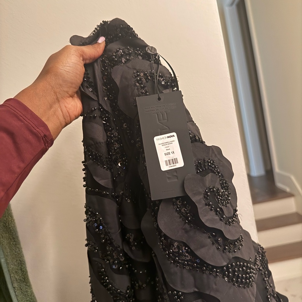Fashion Nova Black Strapless Maxi Dress - Picture 6 of 6